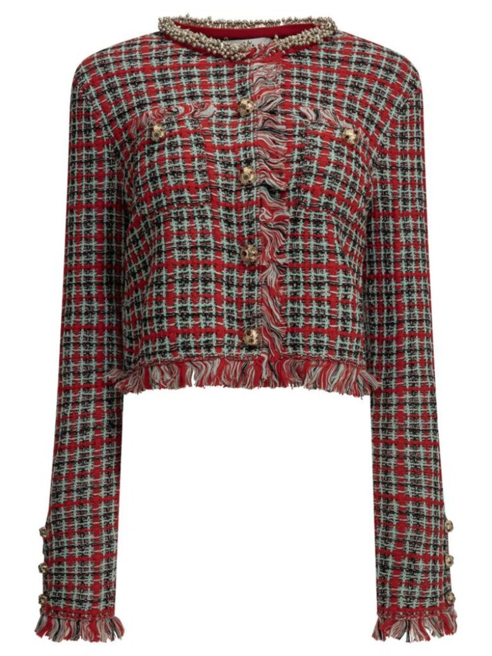 Self-Portrait Cotton-Blend Blazer Tag Size L Women
